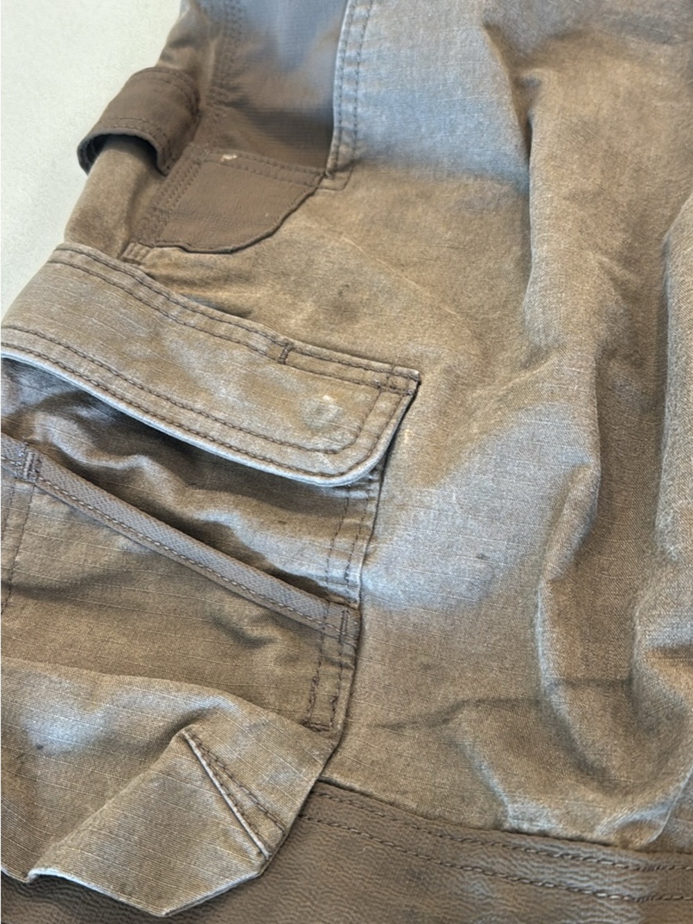 Carhartt Steel Rugged Flex Relaxed Fit Double-Front Cargo Work Pant 34x32 Tarmac - Picture 7 of 10